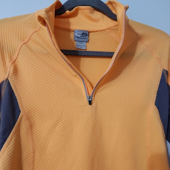 C9 by Champion Orange Grey Running Top Size Small - Picture 3 of 5